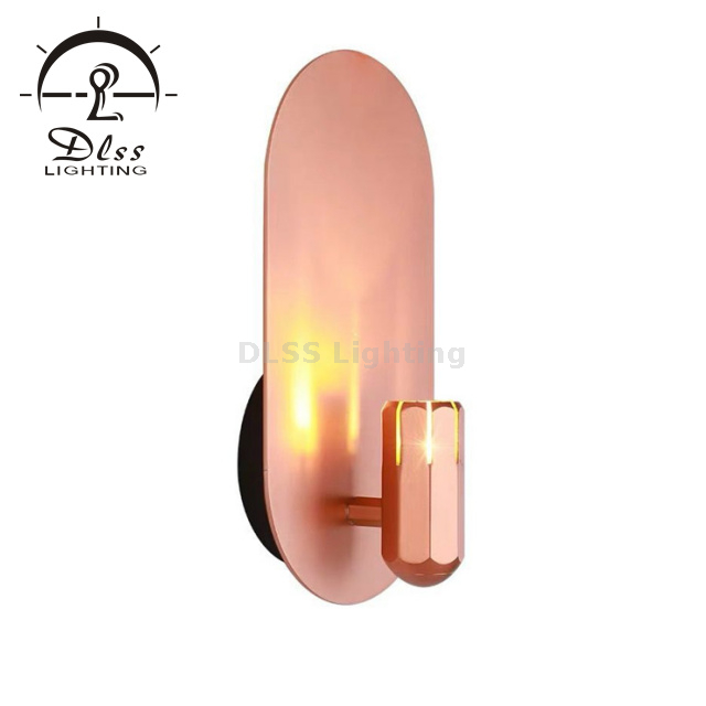 DLSS Lighting One-Light Indoor Wall Fixture Copper Finish Wall Lamp