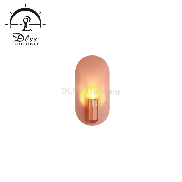 DLSS Lighting One-Light Indoor Wall Fixture Copper Finish Wall Lamp