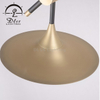 DLSS Lighting Modern Sputnik Chandelier Gold with Bulbs, Adjustable Rods Globe Pendant Lighting Fixture for Dining Room
