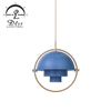 White, Black, Brass, Multivariant Style Adjustable Metal Hanging Light Fixture for Kichen
