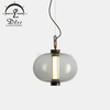 Fancy Glass Amber Smoky Hanging Pendant Lamp 10082