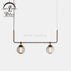 Fancy Glass Amber Smoky Hanging Pendant Lamp 10082