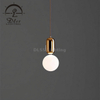 Modern Home White Glass Pendant Lamp with G9 Bulb Included