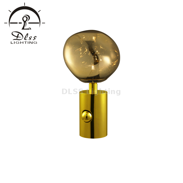 DLSS Decor Gold Acrylic with Gold Metal Base Table Lamp 9305T