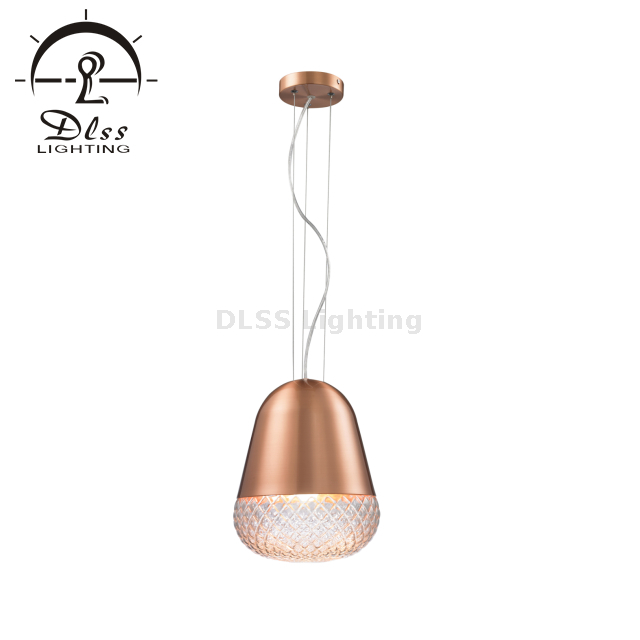 On Line Store Glass Pendant Lighting, Pineapple Glass Hanging Lamp 9309