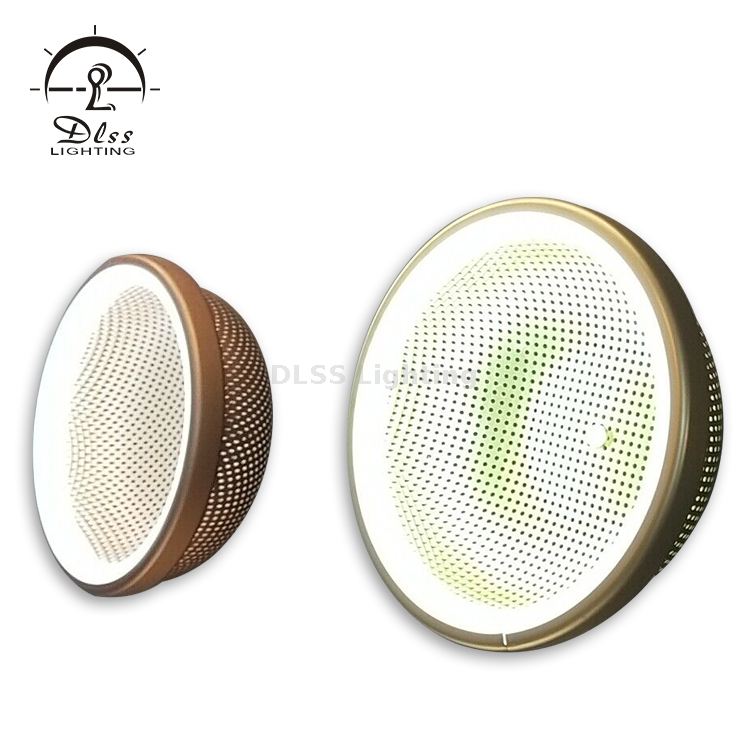 Led Modern Wall Sconce, Gold/Copper Metal Non dimmable Wall Lights