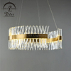 Luxury Gold Crystal Bar X Chandelier 9967