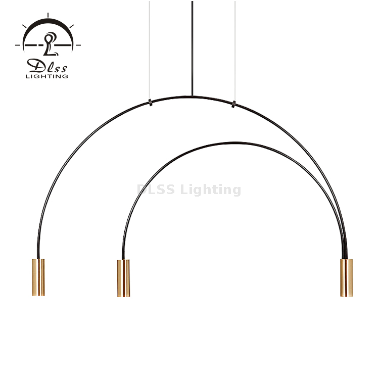 DLSS LUSTRE Furniture Decoration GU10, 3 Lights Arc Pendant Lamp